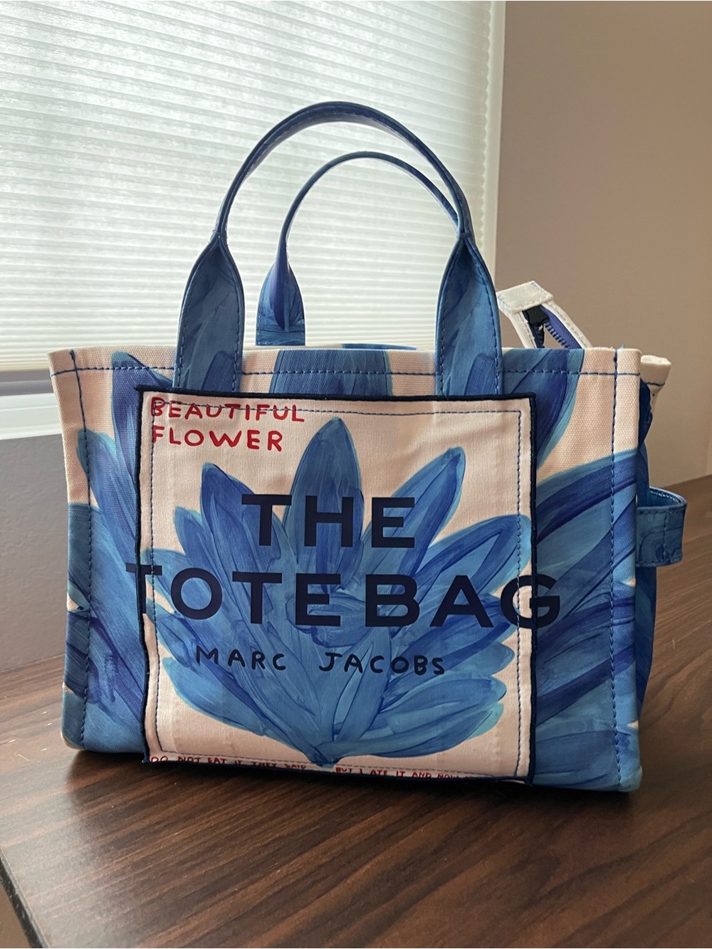 Marc Jacobs The Tote Bag - Blue & Cream Floral